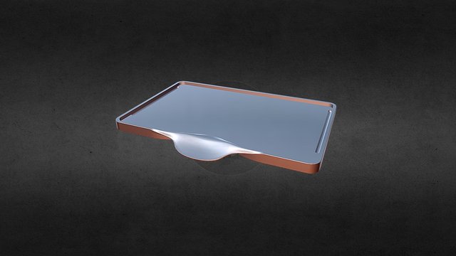 Plastic Tray Aprox1 3D Model