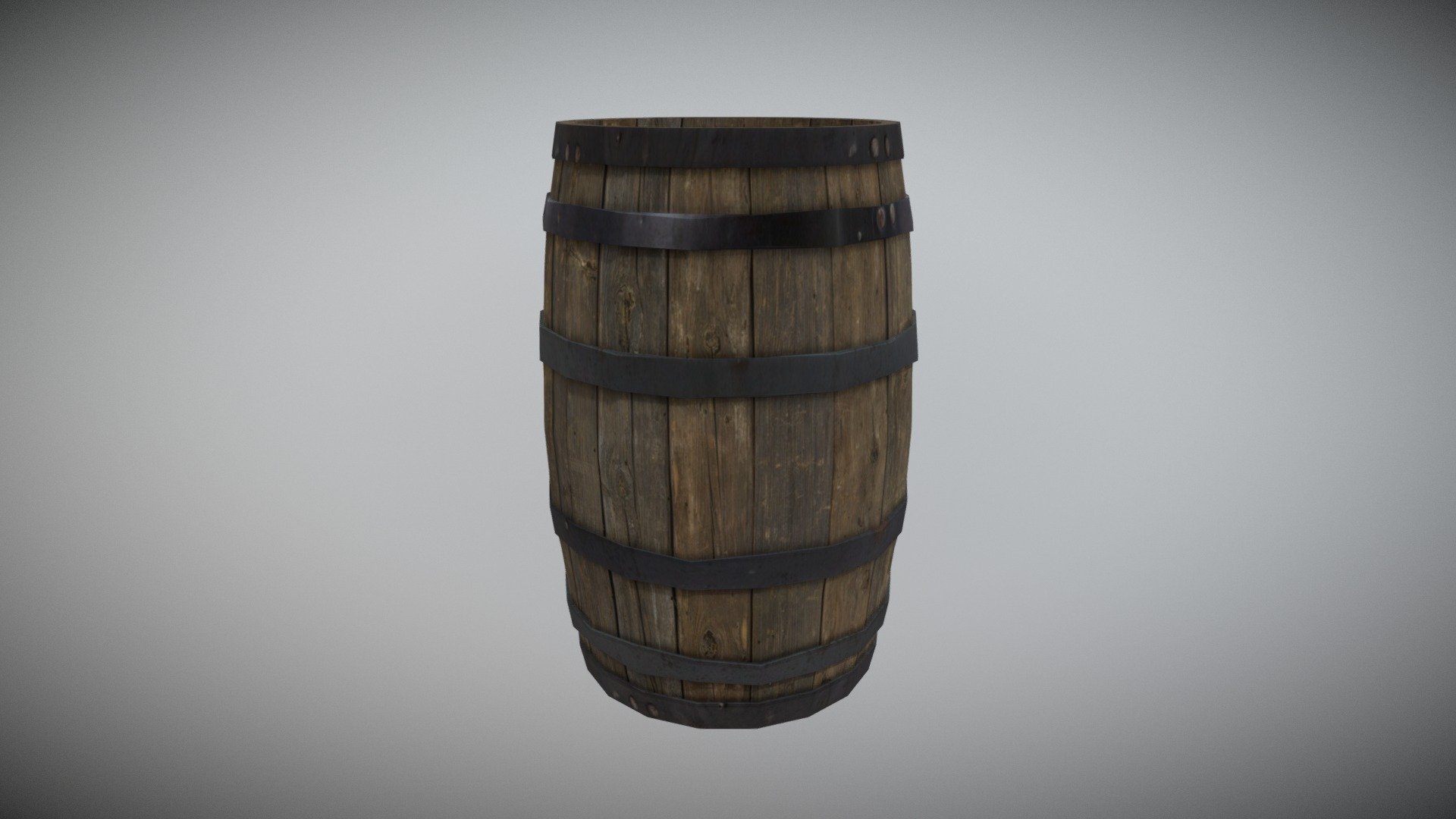 Barrel 1 - 3D model by Sam.Hill [66670a6] - Sketchfab