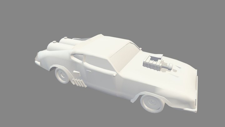 CT4012-2025 - Mad Max Interceptor 3D Model