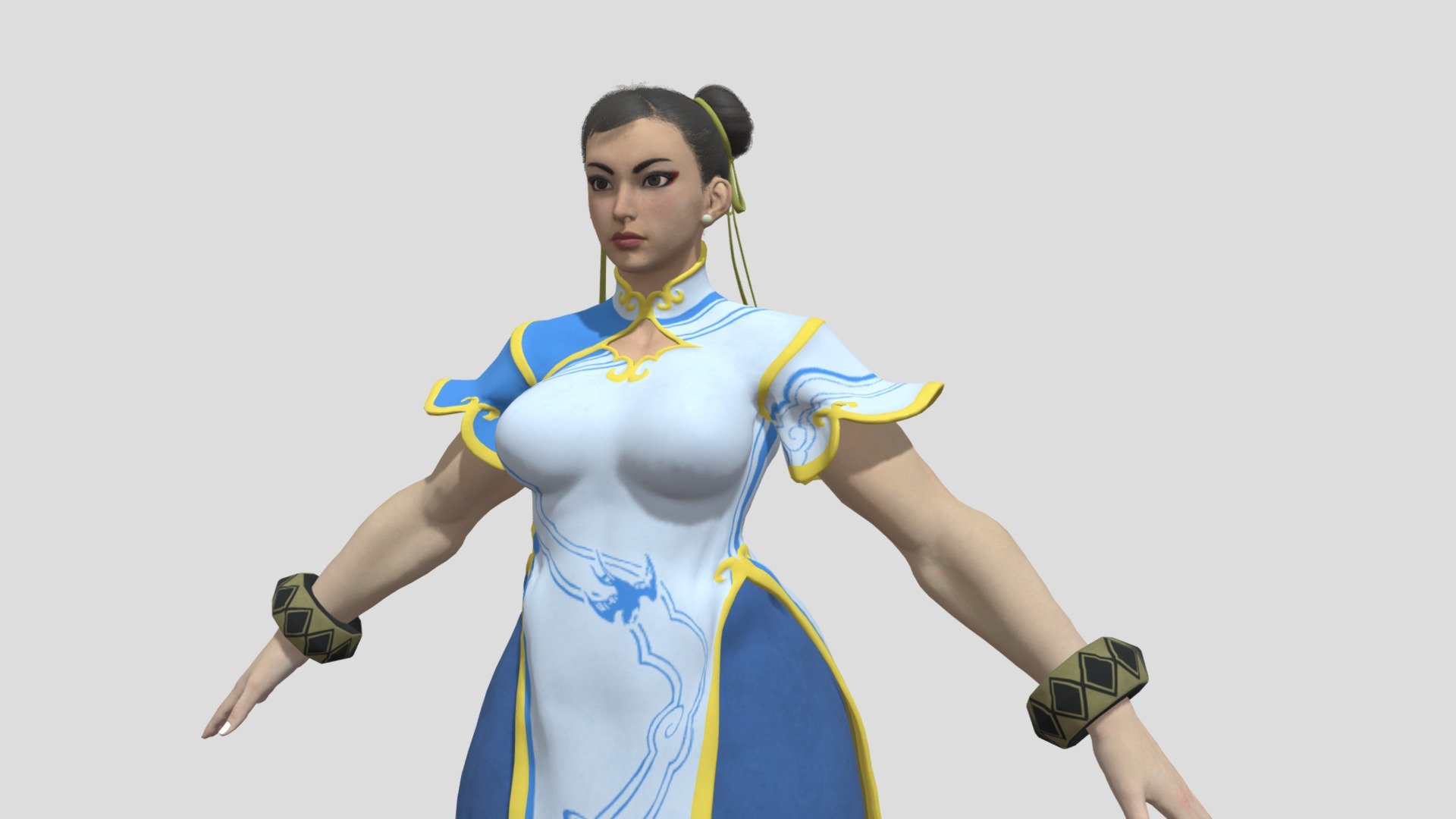 CHUN-LI SF6 NSFW — Sketchfab embed 3D viewer