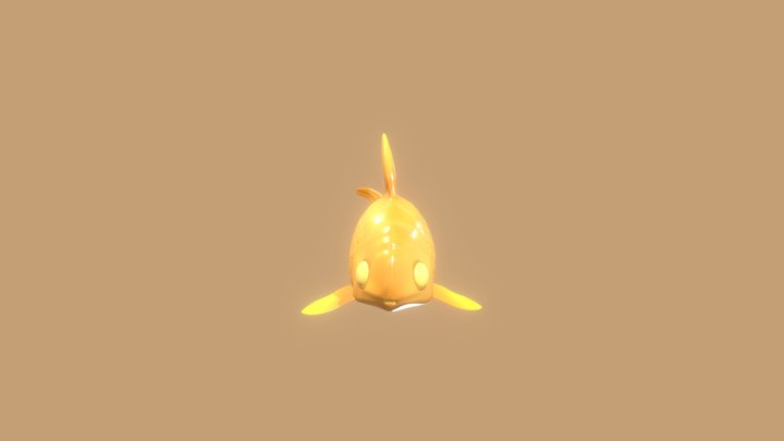 Goldfish Single 3D Model