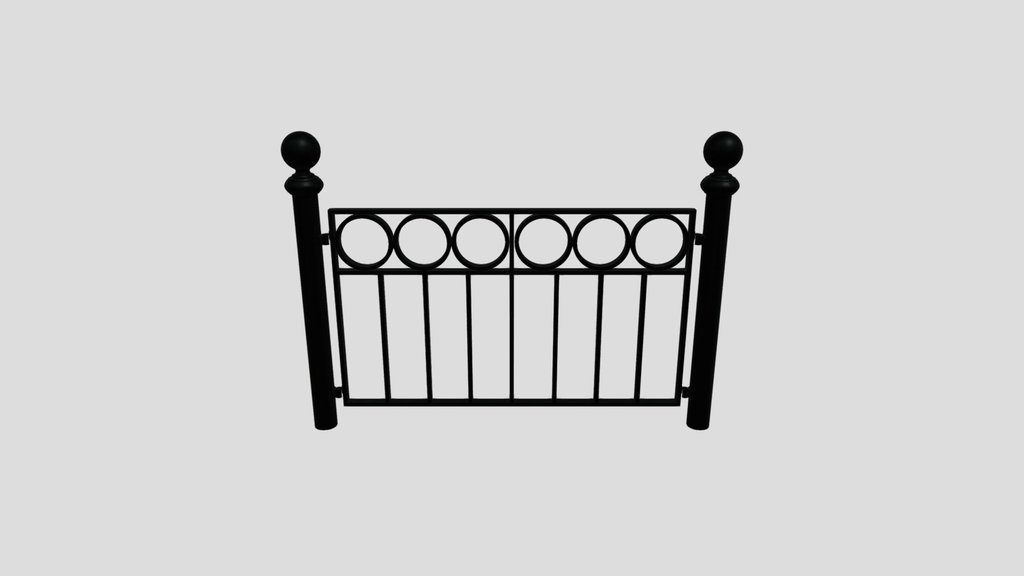 Cast Iron Fence Unit