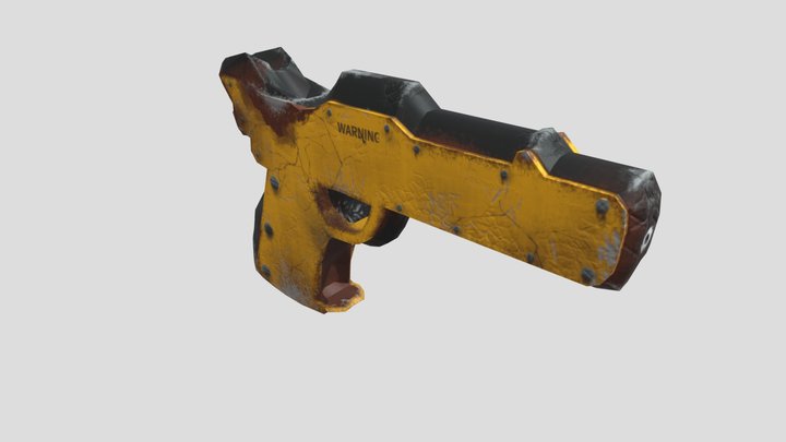 Arma de proyectiles 3D Model