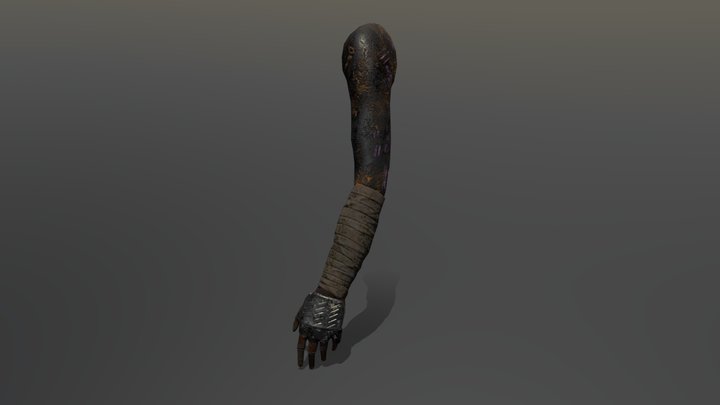 Zombie-Mummy Arm 3D Model