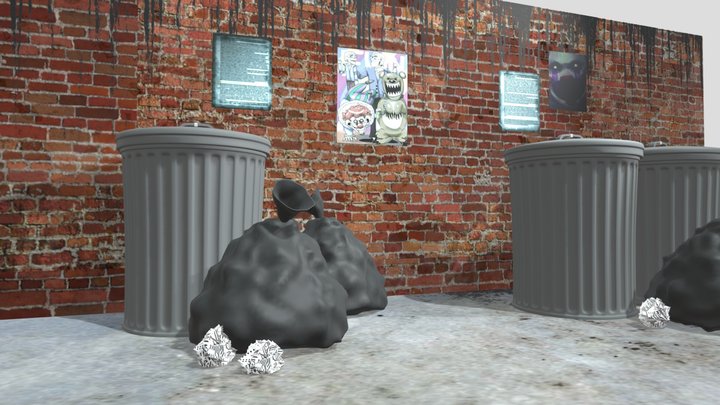 Back Alley Port blender 3D Model