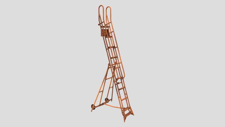 Mig-31 Boarding Ladder 3D Model