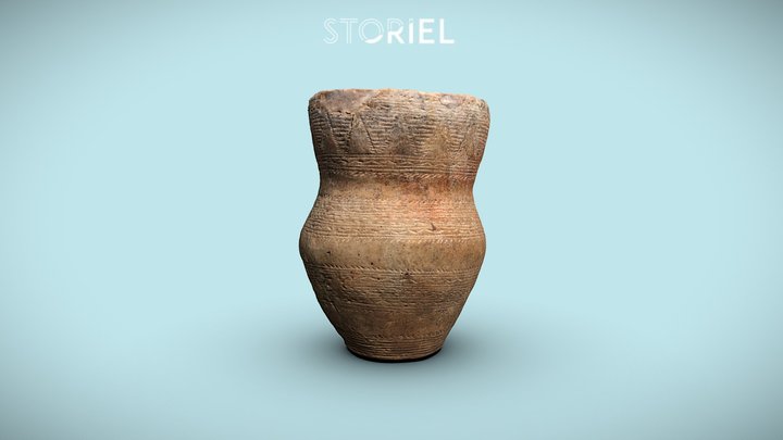 Bicer Oes Efydd / Bronze Age beaker 3D Model