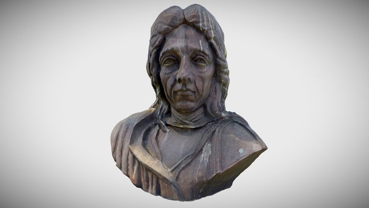 3D scan model of bust statue 3D Model