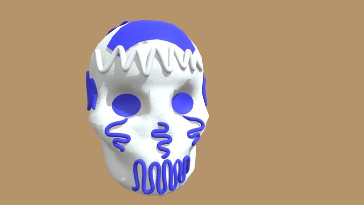 Calavera de dulce 3D Model