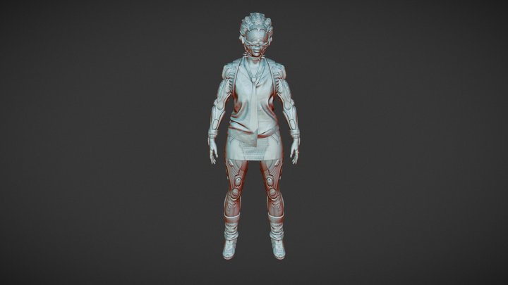 Janis Sculpt 3D Model