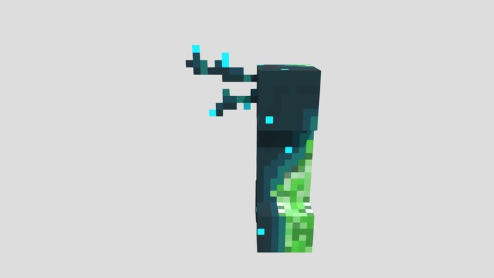 Sculked creeper 3D Model