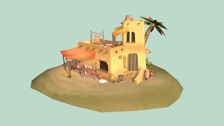 DAE Villages | Ancient Egyptian Butchery 3D Model