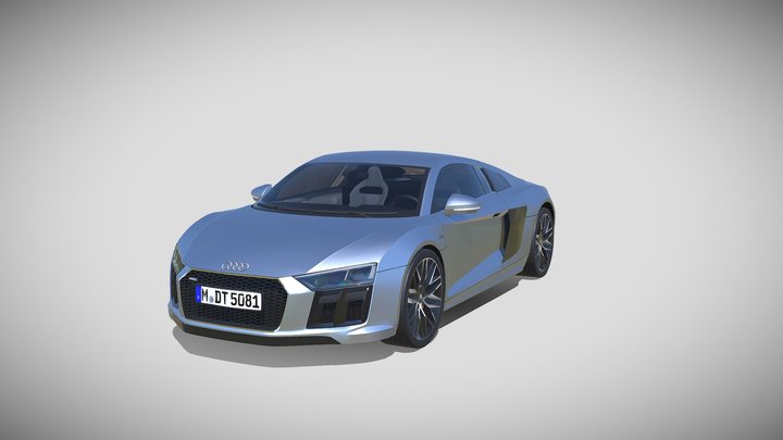 Audi R8 3D Model