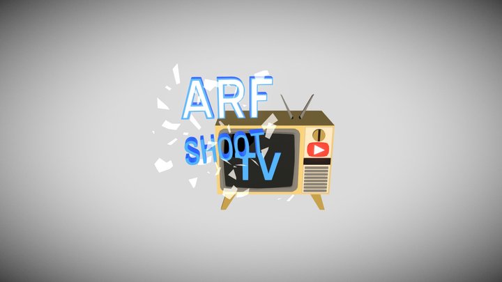 Youtube logo creation 3D Model
