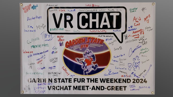 VRChat Banner (GSFTW 2024) 3D Model