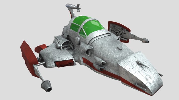 Lightening Force Space Ship 3D Model