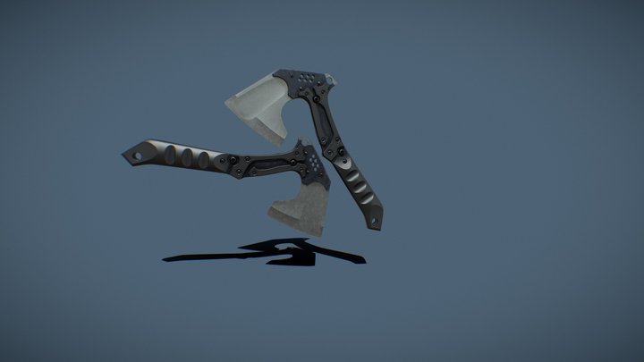 Tactical Axe 3D Model