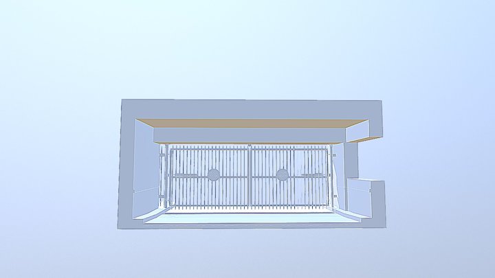 SWING GATE  שער כנפיים 3D Model