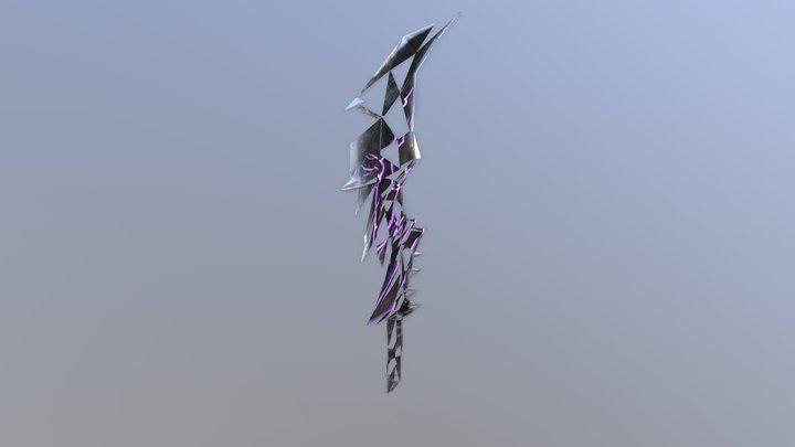 Purple Sword 3D Model