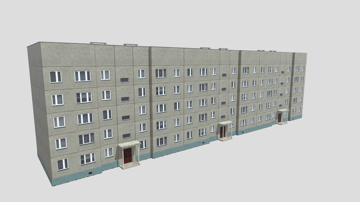 Panel house 3D Model