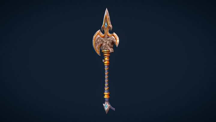 Alliance Polearm 3D Model