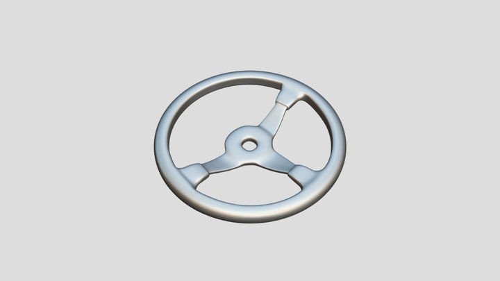 Steering Wheel 3D Model