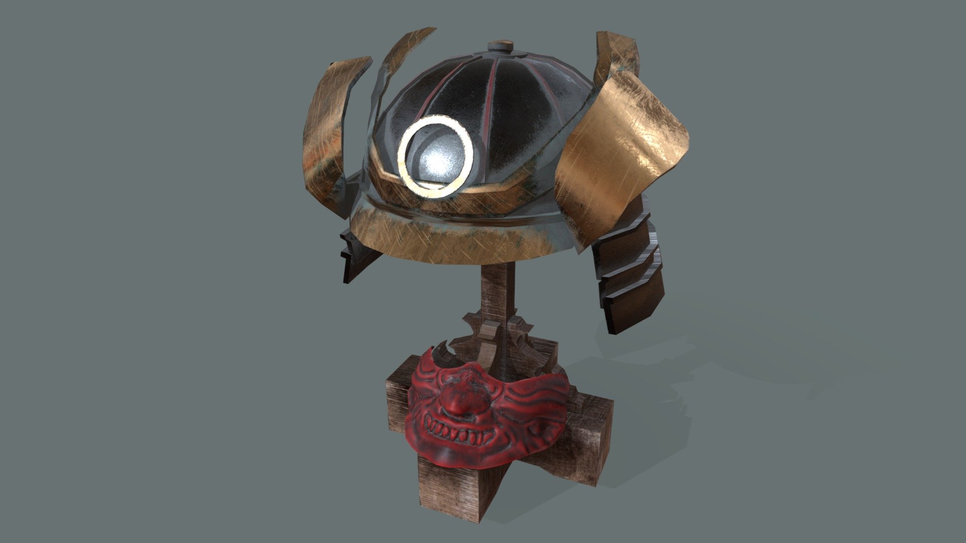 Samurai Helmet - 3D model by jm.0162 [66759ae] - Sketchfab