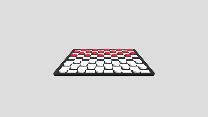 3D checkers board