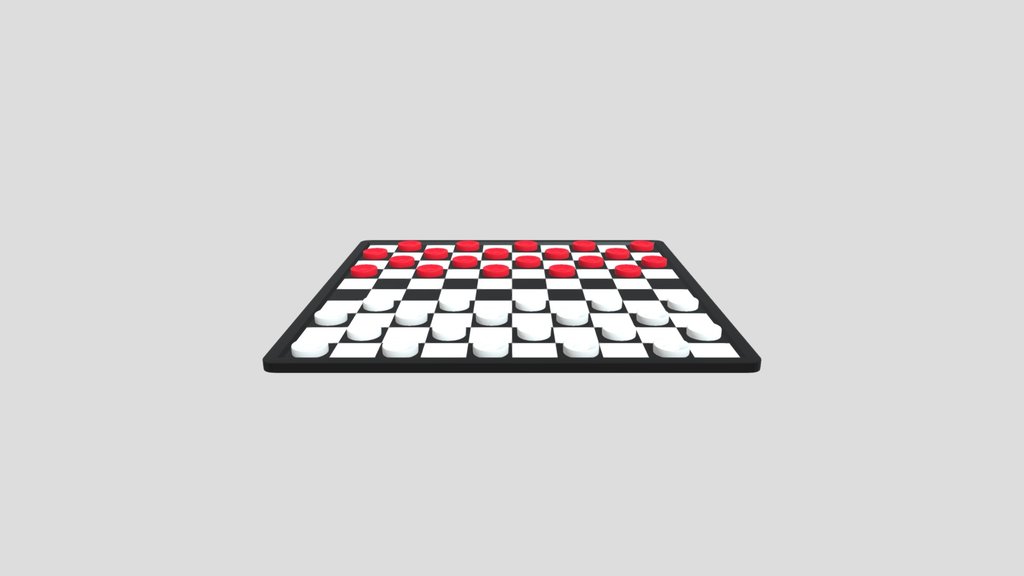 3D checkers board