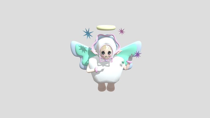 tooth fairy final with color 3D Model