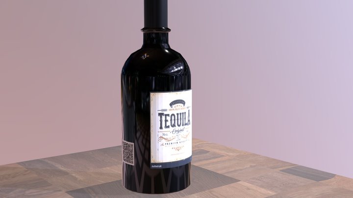 Botella de Tequila 3D Model