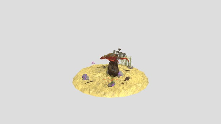 Underwater Scene Final Composition 3D Model