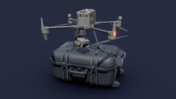 Quadcopter DJI Matrice 300 RTK 3D Model