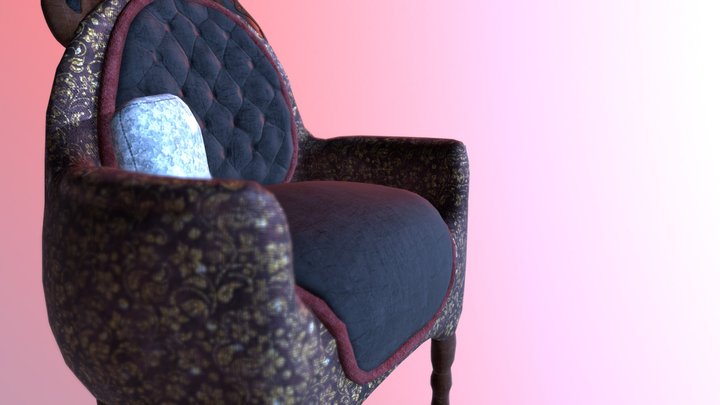 Antique Chair 3D Model