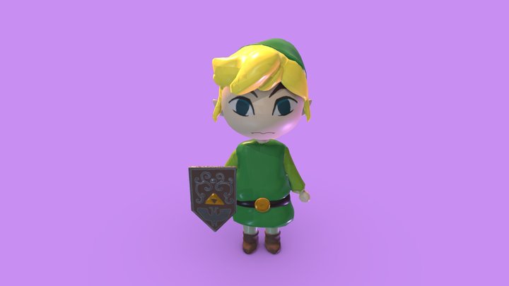 Link chibi (The Legend of Zelda: The Wind Waker) 3D Model