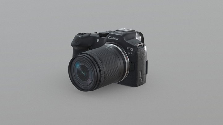 Canon EOS R7 3D Model
