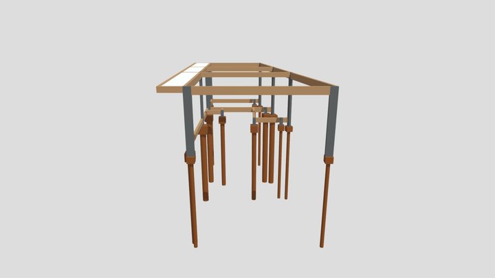 3D SALAO DE FESTAS 3D Model