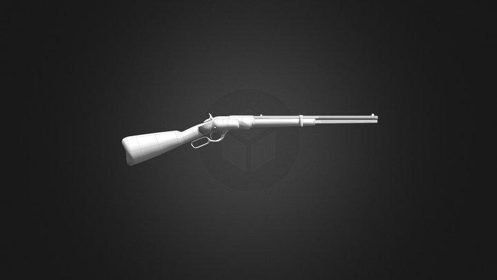 Winchester 1876 Carbine - Western Horizon 3D Model