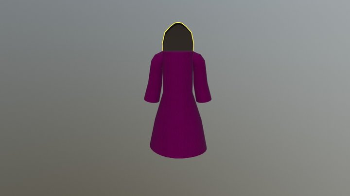 Purple Mage 3D Model