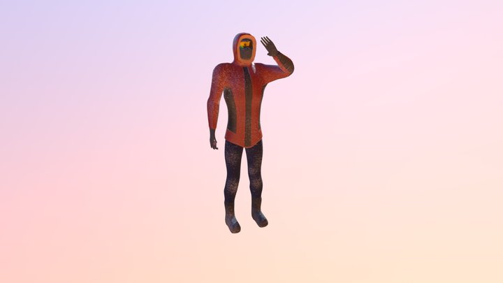 Winter Explorer, 3D Character 3D Model