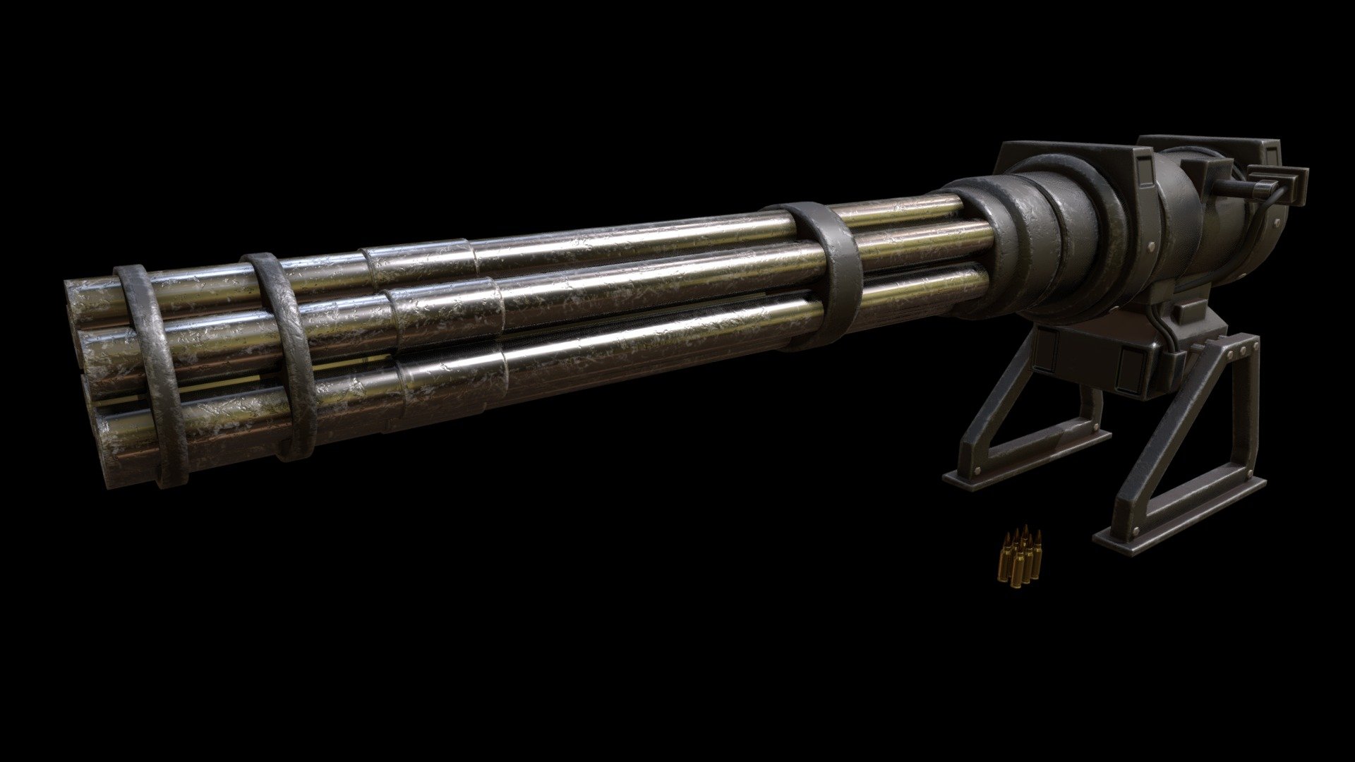 M125X Minigun - Download Free 3D model by Bl4ckGh0st [667cf95] - Sketchfab