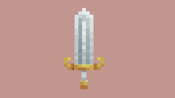 Netherite sword 3D Model