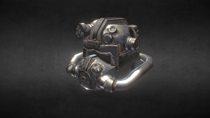 star-wars themed game asset helmet low poly 3D Model