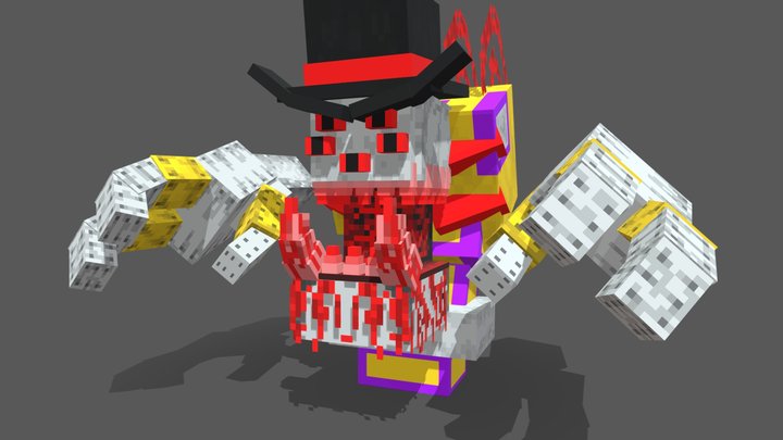 Five Night's At Freddy's: Guardian 2 - Minecraft 3D Model