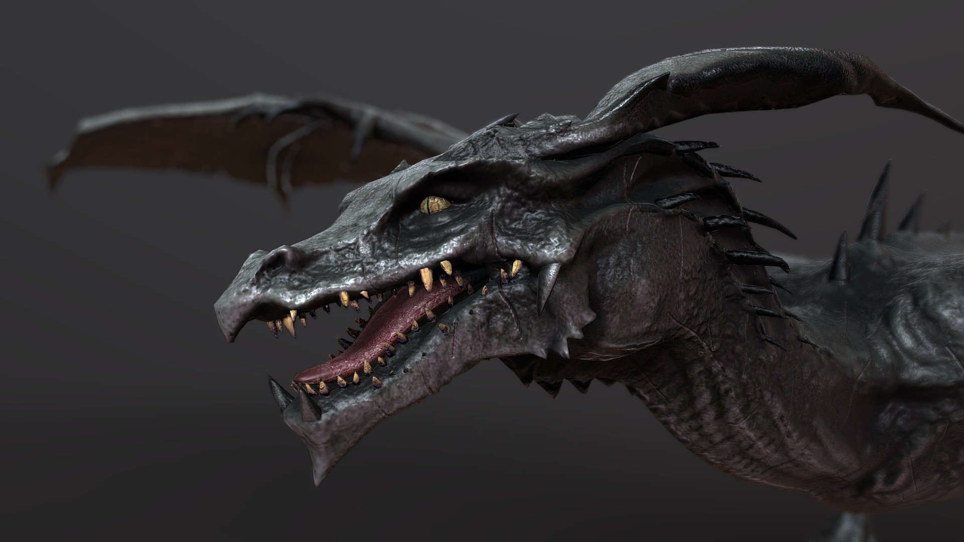 🐉 Realistic Dragon Textures - Download Free 3D model by Jazz Vincent ...