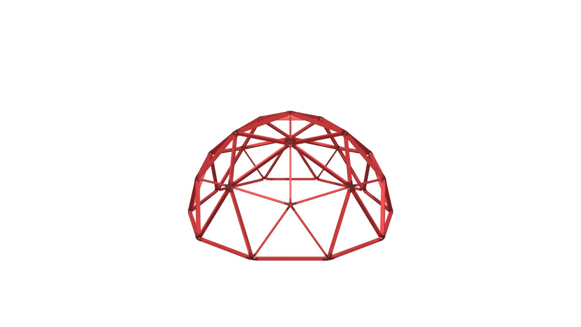 Thunder Domes 2v Dome Frame — Sketchfab embed 3D viewer