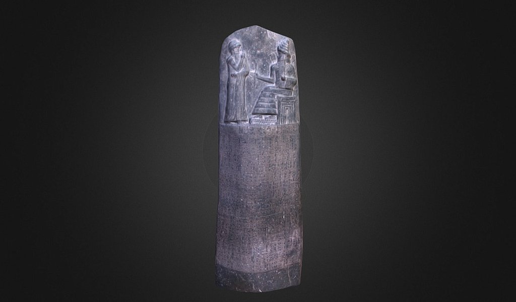 Code of Hammurabi, National Museum of Iran - 3D model by GINZA ...