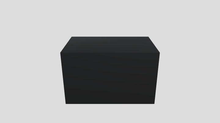 Very Basic 3m x 3m x 2.06m double door shed 3D Model