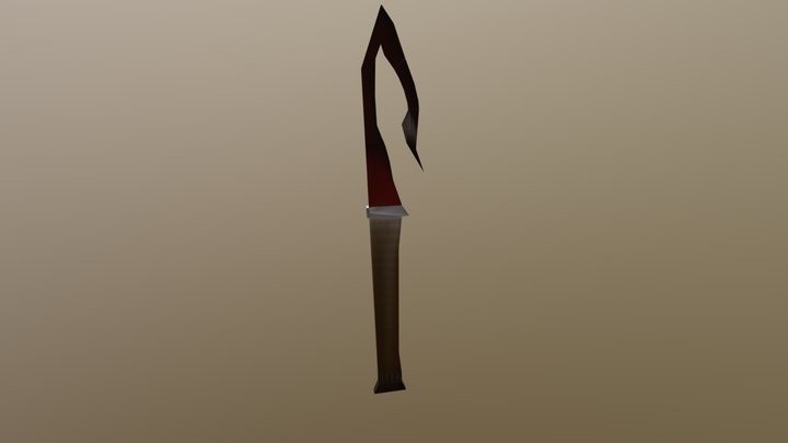 Sword Textured 3D Model