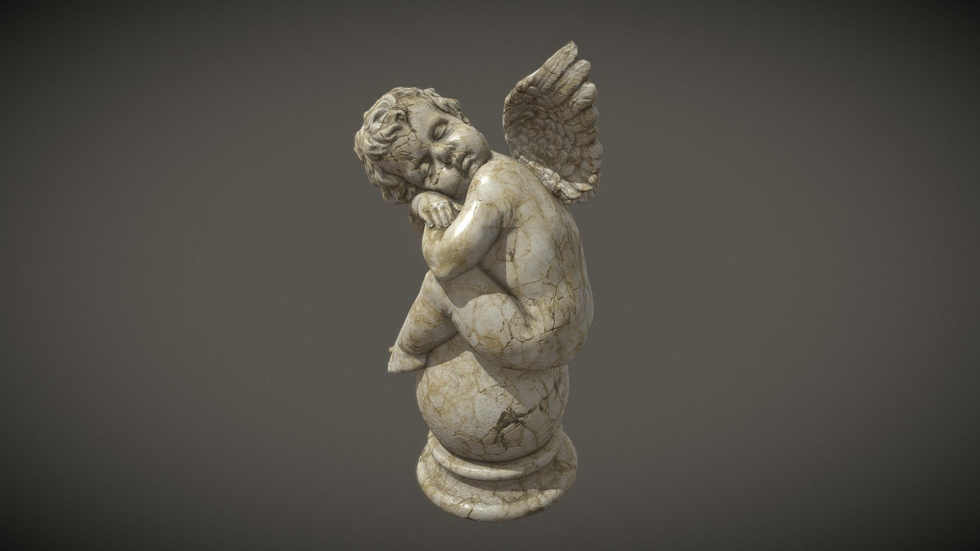 Photogrammetry/retopology - Cherub